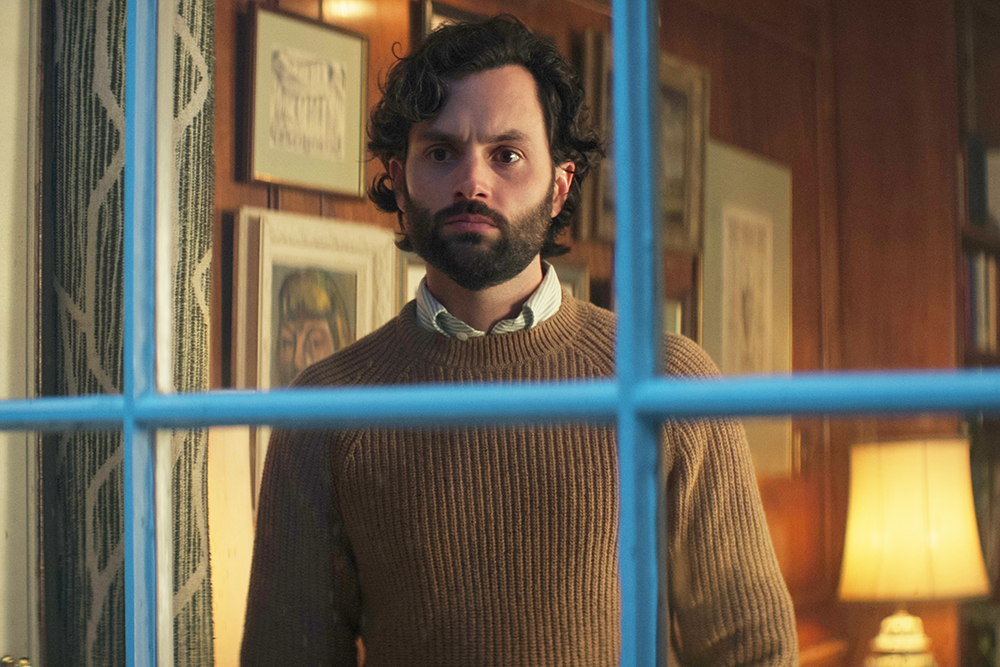 You. Penn Badgley as Joe Goldberg in episode 401 of You. Cr. Courtesy of Netflix © 2022