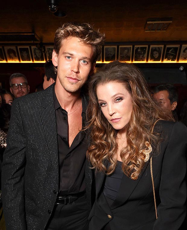 Austin Butler and Lisa Marie Presley