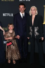 Bradley Cooper, daughter Lea and Lady Gaga
'Maestro' film screening, Los Angeles, California, USA - 12 Dec 2023