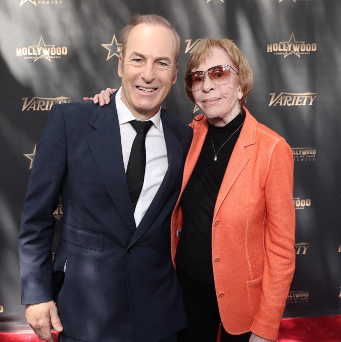 Bob Odenkirk & Carol Burnett in 2022