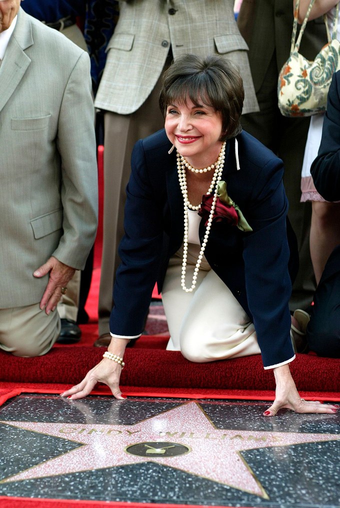 Cindy Williams With Her Hollywood Walk of Fame Star