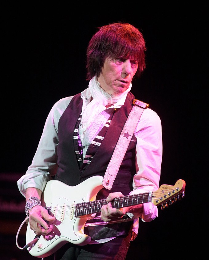 Jeff Beck dressed up