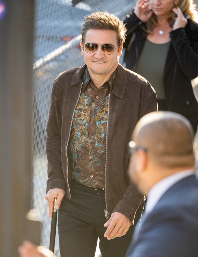 Jeremy Renner at ‘Jimmy Kimmel Live!’