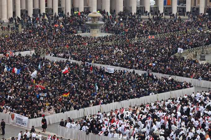 Legions Gather For The Late Pope