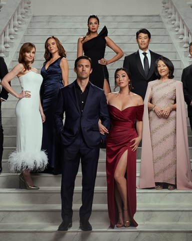 THE COMPANY YOU KEEP - ABC's "The Company You Keep" stars William Fichtner as Leo, Sarah Wayne Callies as Birdie, Polly Draper as Fran, Milo Ventimiglia as Charlie, Felisha Terrell as Daphne, Catherine Haena Kim as Emma, Tim Chiou as David Hill, Freda Foh Shen as Grace Hill, and James Saito as Joe Hill. (ABC/Brian Bowen Smith)