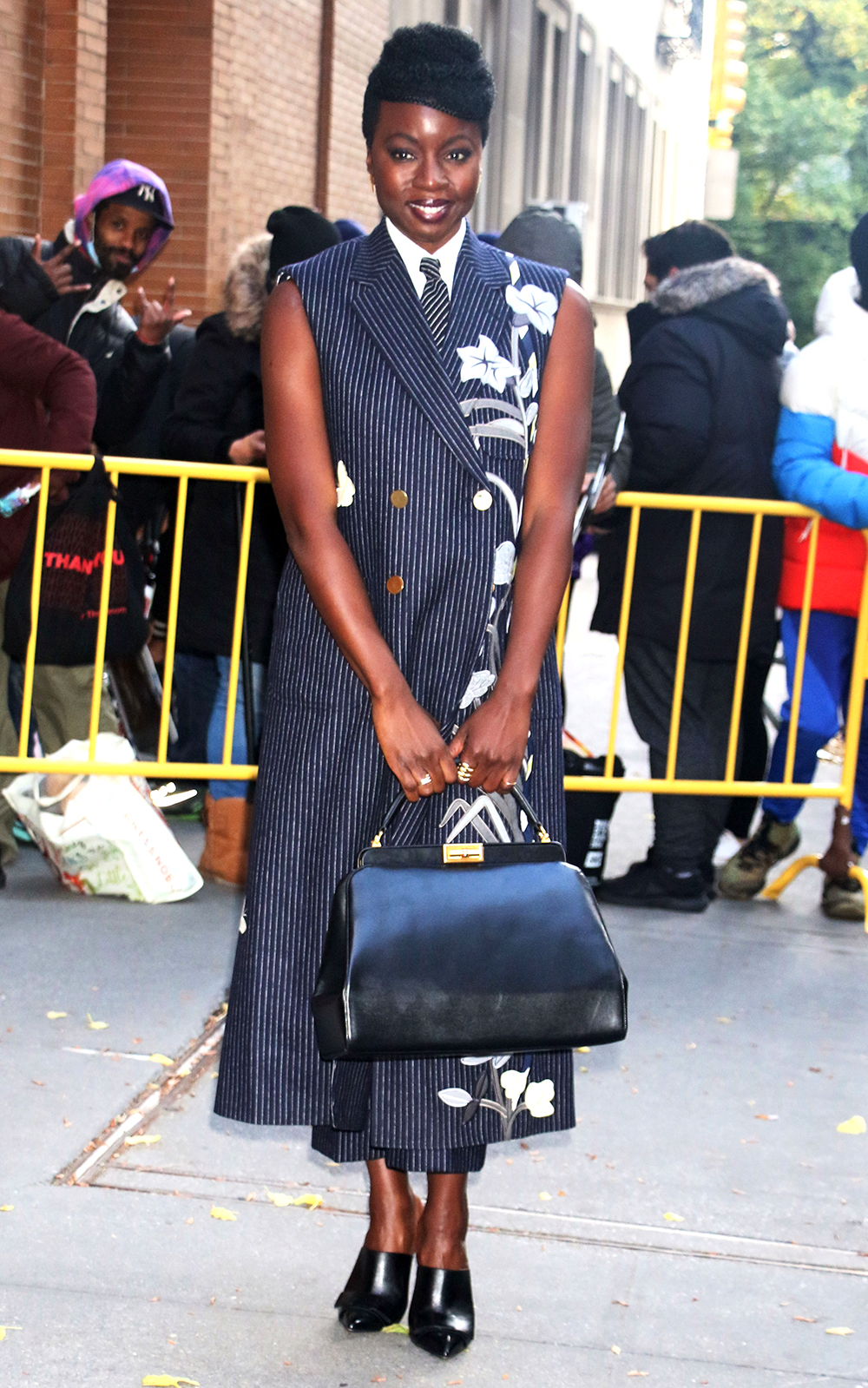 Danai Gurira seen leaving 'The View', New York, USA - 17 Nov 2022