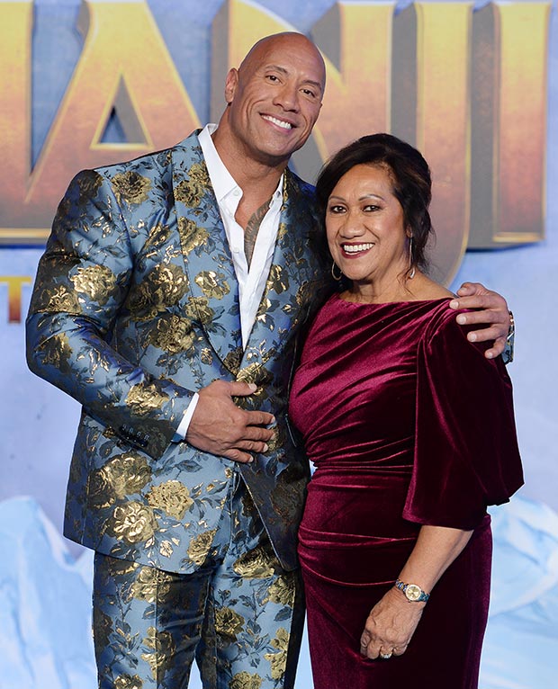 Dwayne Johnson and Ata Johnson