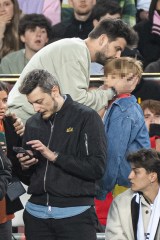 **USE CHILD PIXELATED IMAGES IF YOUR TERRITORY REQUIRES IT** Gerard Pique Attends Final Kings League In Barcelona on Sunday, 26 March 2023. Pictured: Gerard Pique,Sasha Pique Ref: SPL5533331 260323 NON-EXCLUSIVE Picture by: GTres / SplashNews.com Splash News and Pictures USA: +1 310-525-5808 London: +44 (0)20 8126 1009 Berlin: +49 175 3764 166 photodesk@splashnews.com United Arab Emirates Rights, Australia Rights, Canada Rights, Denmark Rights, Egypt Rights, Ireland Rights, Finland Rights, Norway Rights, New Zealand Rights, Qatar Rights, Saudi Arabia Rights, South Africa Rights, Singapore Rights, Sweden Rights, Thailand Rights, Turkey Rights, Taiwan Rights, United Kingdom Rights, United States of America Rights