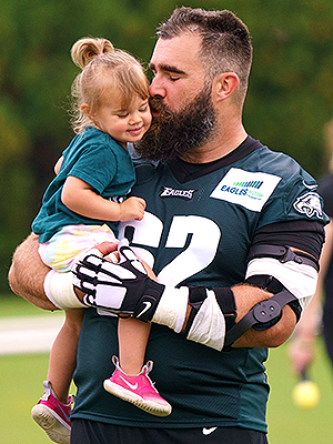 Jason Kelce and daughter