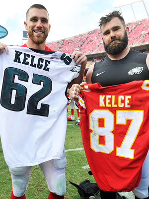 Travis Kelce, Jason Kelce