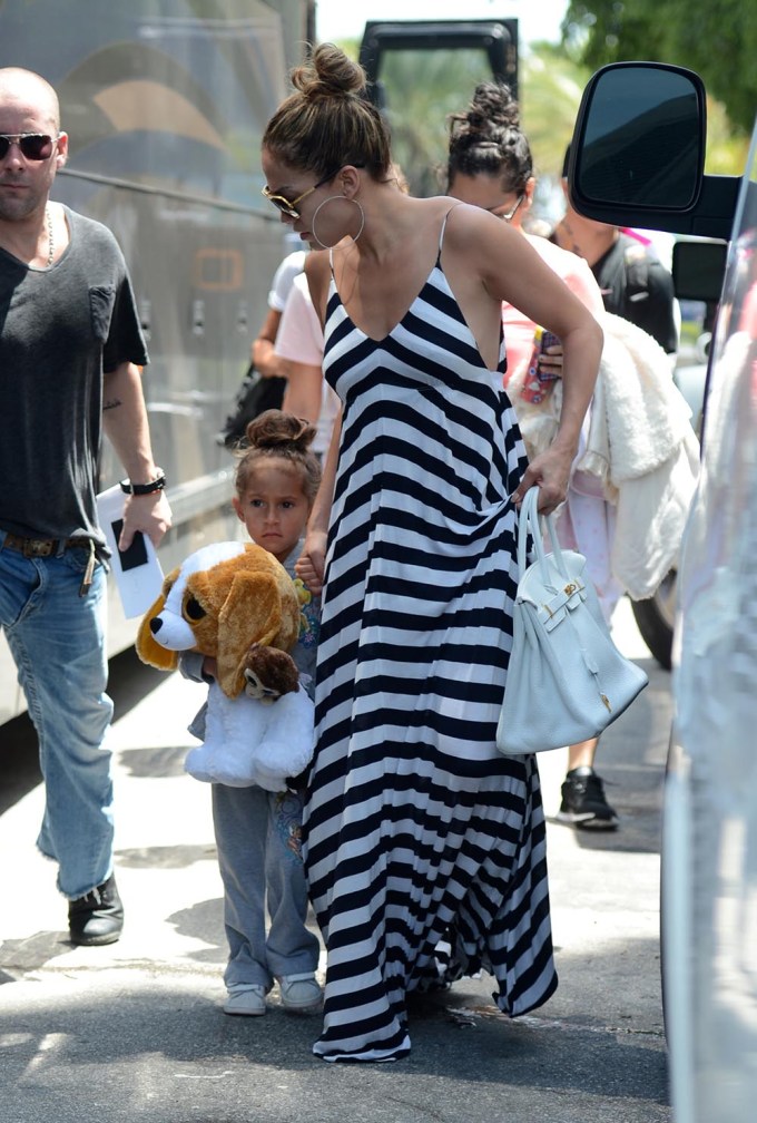 Jennifer Lopez & Emme in 2012