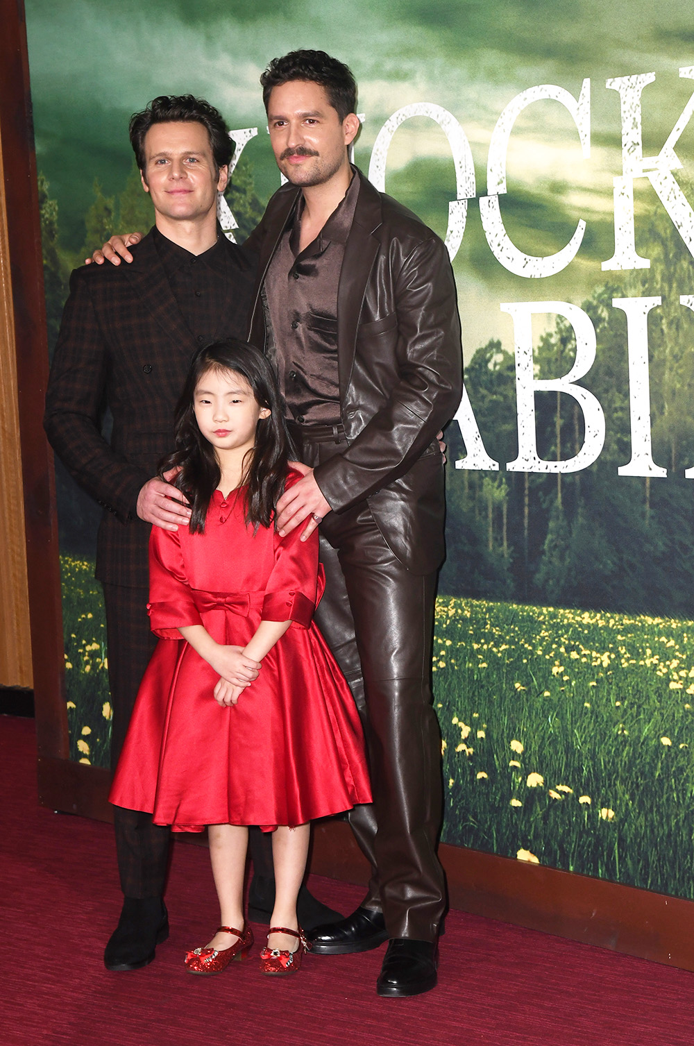 Dave Bautista, M. Night Shyamalan, and cast attend Universal Pictures' "Knock At The Cabin" World Premiere at Jazz at Lincoln Center on January 30, 2023 in New York City.

Pictured: Kristen Cui,Ben Aldridge and Jonathan Groff
Ref: SPL5518515 310123 NON-EXCLUSIVE
Picture by: Jackie Brown / SplashNews.com

Splash News and Pictures
USA: +1 310-525-5808
London: +44 (0)20 8126 1009
Berlin: +49 175 3764 166
photodesk@splashnews.com

World Rights