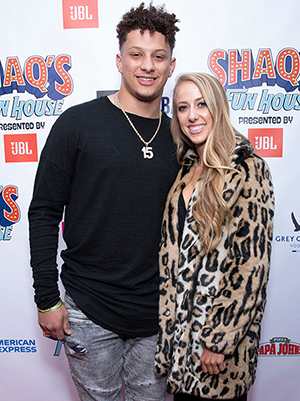 Patrick and Brittany Mahomes
