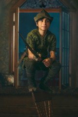 Alexander Molony as Peter Pan in Disney's live-action PETER PAN & WENDY, exclusively on Disney+. Photo by Eric Zachanowich. © 2023 Disney Enterprises, Inc. All Rights Reserved.