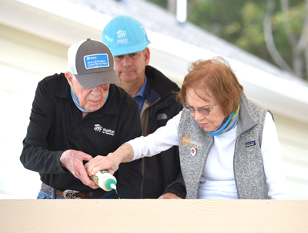 Jimmy Carter and Rosalynn Carter
36th Jimmy and Rosalynn Carter Work Project, Nashville, USA - 11 Oct 2019