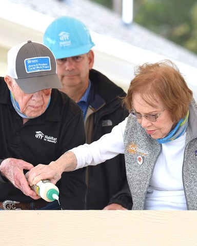 Jimmy Carter and Rosalynn Carter
36th Jimmy and Rosalynn Carter Work Project, Nashville, USA - 11 Oct 2019