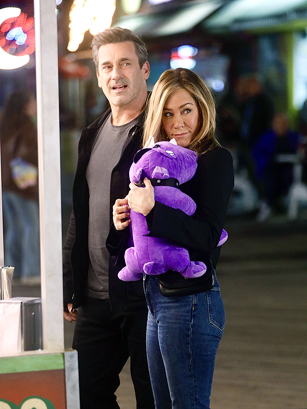 Jennifer Aniston and Jon Hamm