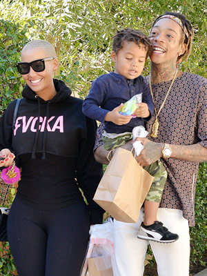 amber rose son bday