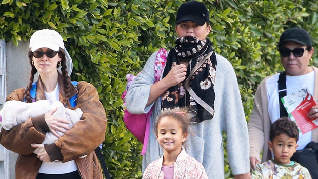 Chrissy Teigen and kids