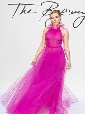 Florence Pugh poses before Valentino fashion show, held at Trinità dei Monti step, on July 8, 2022 in Rome, Italy.
Valentino Photocall - Rome, Italy - 08 Jul 2022