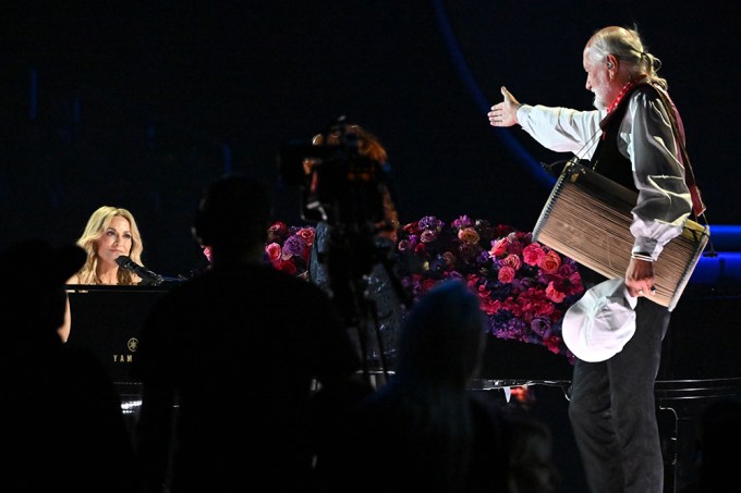 Sheryl Crow and Mick Fleetwood