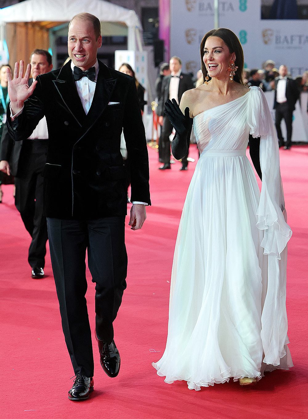 The Prince and Princess of Wales attend the BAFTA Film Awards