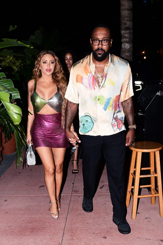 Larsa Pippen and Marcus Jordan in Miami