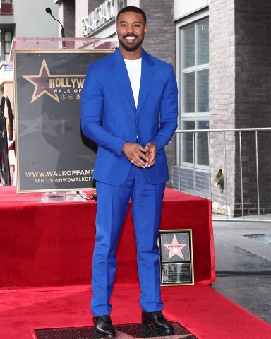 Michael B. Jordan
Michael B. Jordan honored with a star on the Hollywood Walk of Fame, Los Angeles, California, USA - 01 Mar 2023