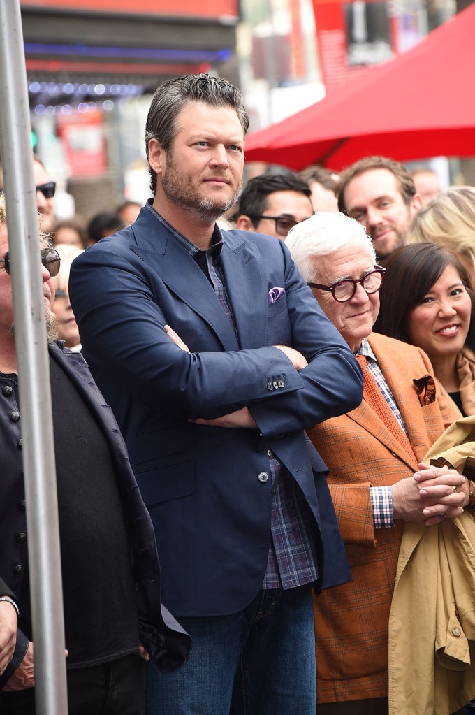 Blake Shelton at Hollywood Walk of Fame