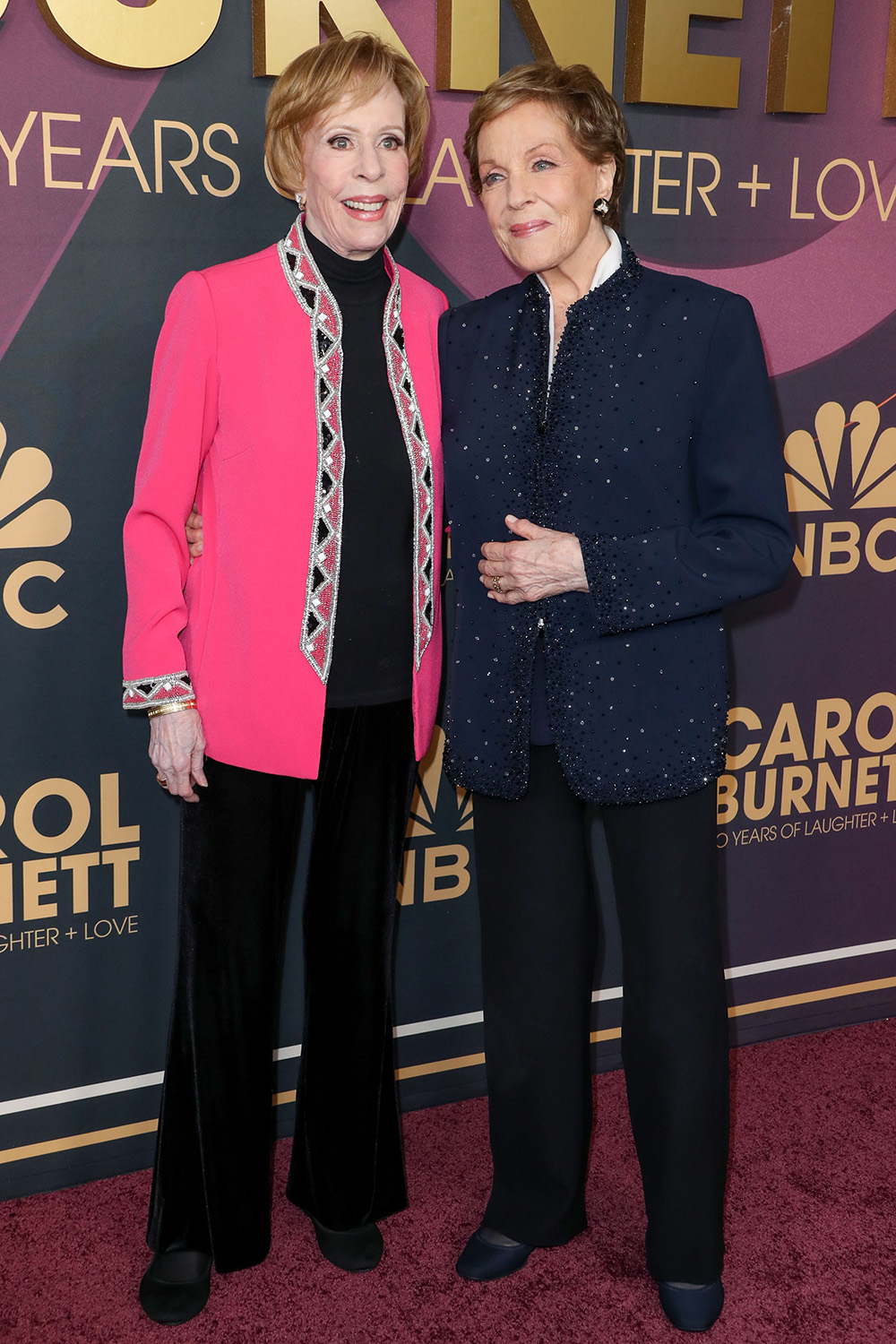 (L-R) Carol Burnett and Julie Andrews
'Carol Burnett: 90 Years of Laughter + Love' TV show special premiere, Los Angeles, California, USA - 02 Mar 2023