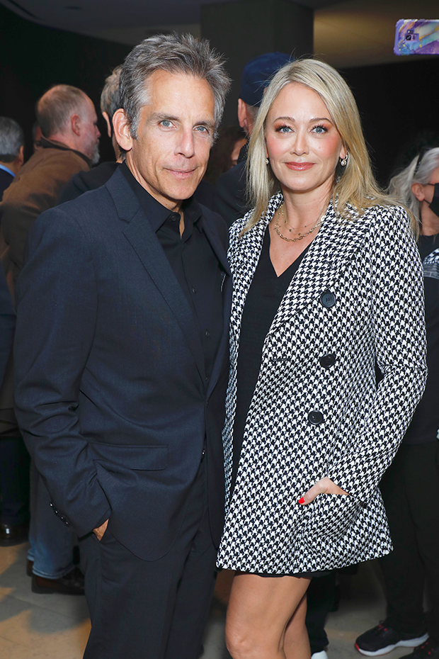 Ben Stiller and Christine Taylor 