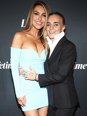 chrishell and G flip