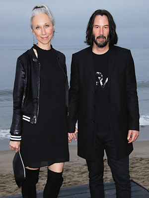 Alexandra Grant and Keanu Reeves