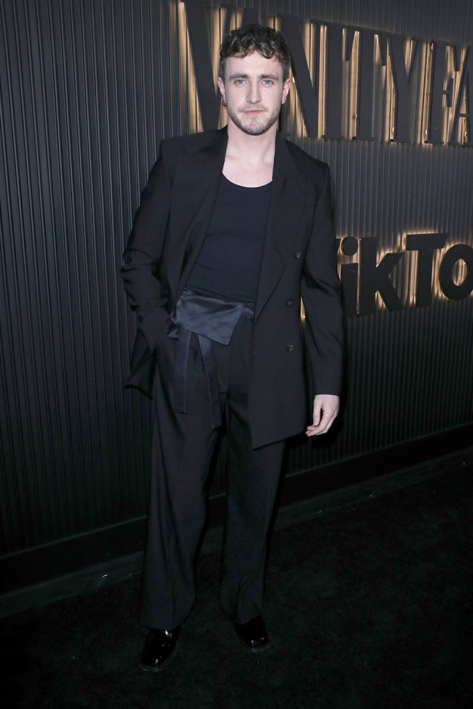 Paul Mescal At Vanity Fair: A Night for Young Hollywood