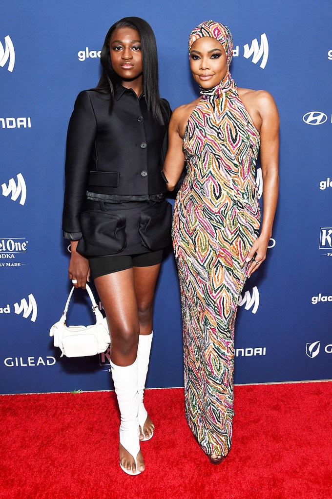 Zaya Wade and Gabrielle Union