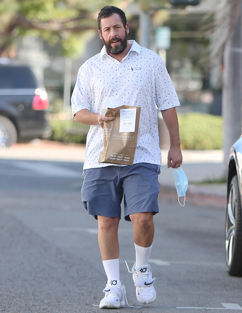 Adam Sandler out and about in Pacific Palisades