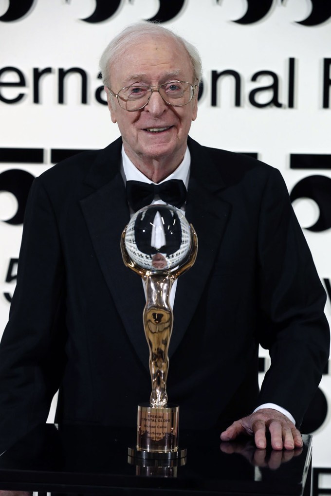 Michael Caine at the 55th Karlovy Vary International Film Festival
