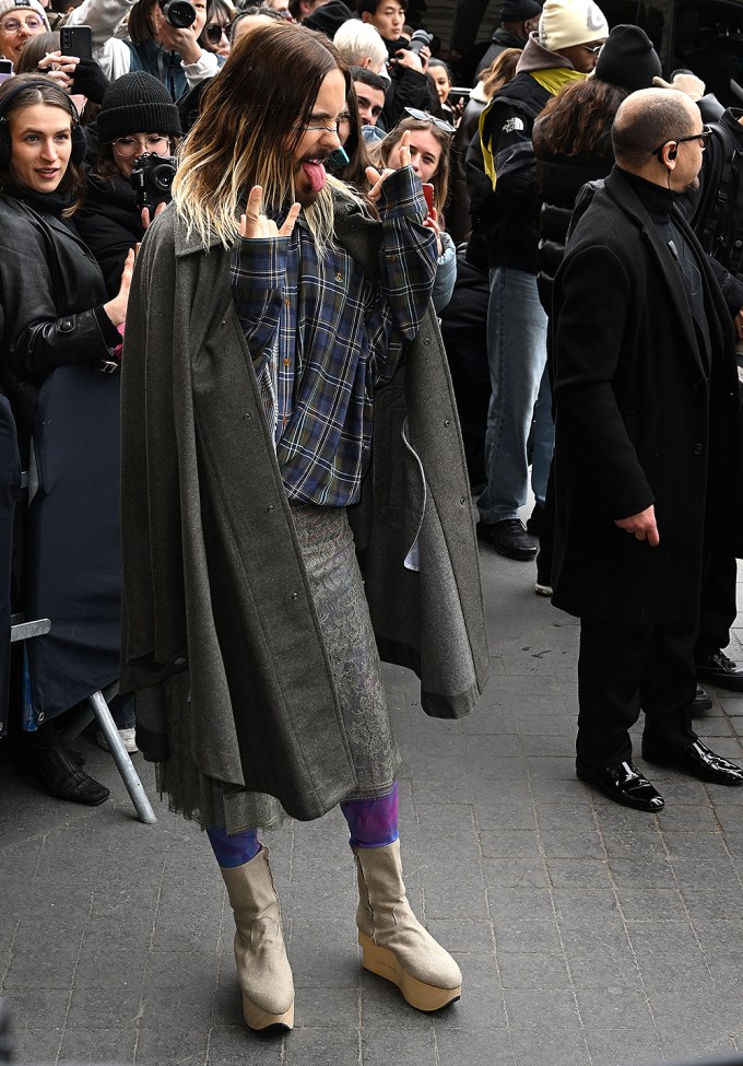 Jared Leto At Vivienne Westwood