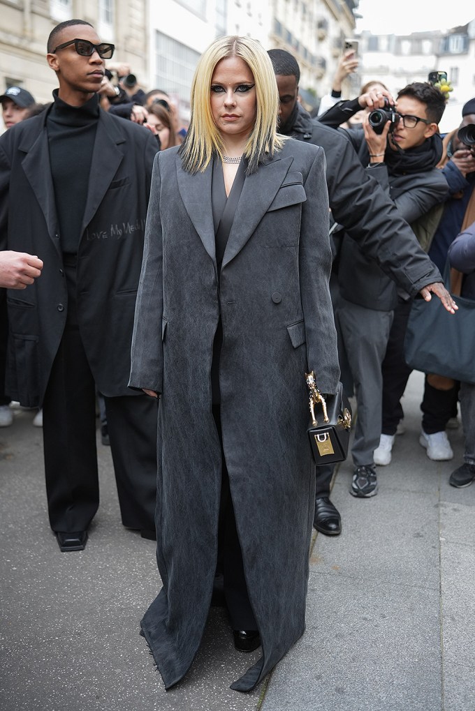 Avril Lavigne At Lanvin