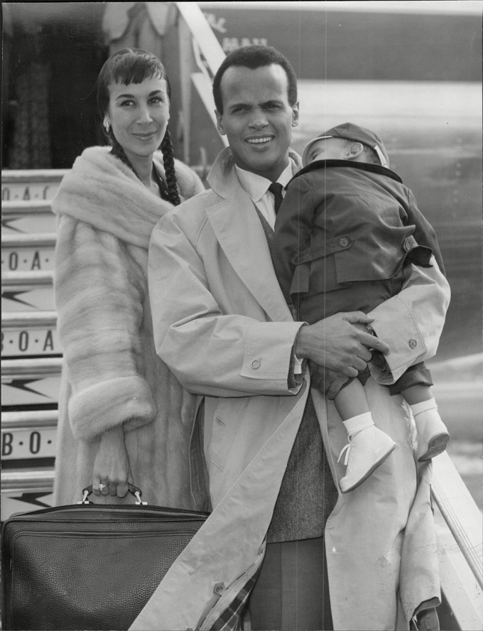 Harry Belafonte & family