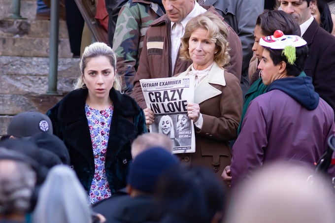 Lady Gaga On Set Of ‘Joker: Folie à Deux’