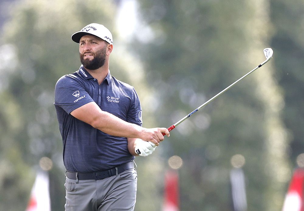 CAPTION CORRECTION:
Mandatory Credit: Photo by John Angelillo/UPI/Shutterstock (13861100d)
Jon Rahm of Spain hits his approach shot to the 1st hole in the first round of the Masters Tournament at Augusta National Golf Club in Augusta, Georgia on Thursday, April 6, 2023.
2023 Masters, Augusta, Georgia, United States - 06 Apr 2023