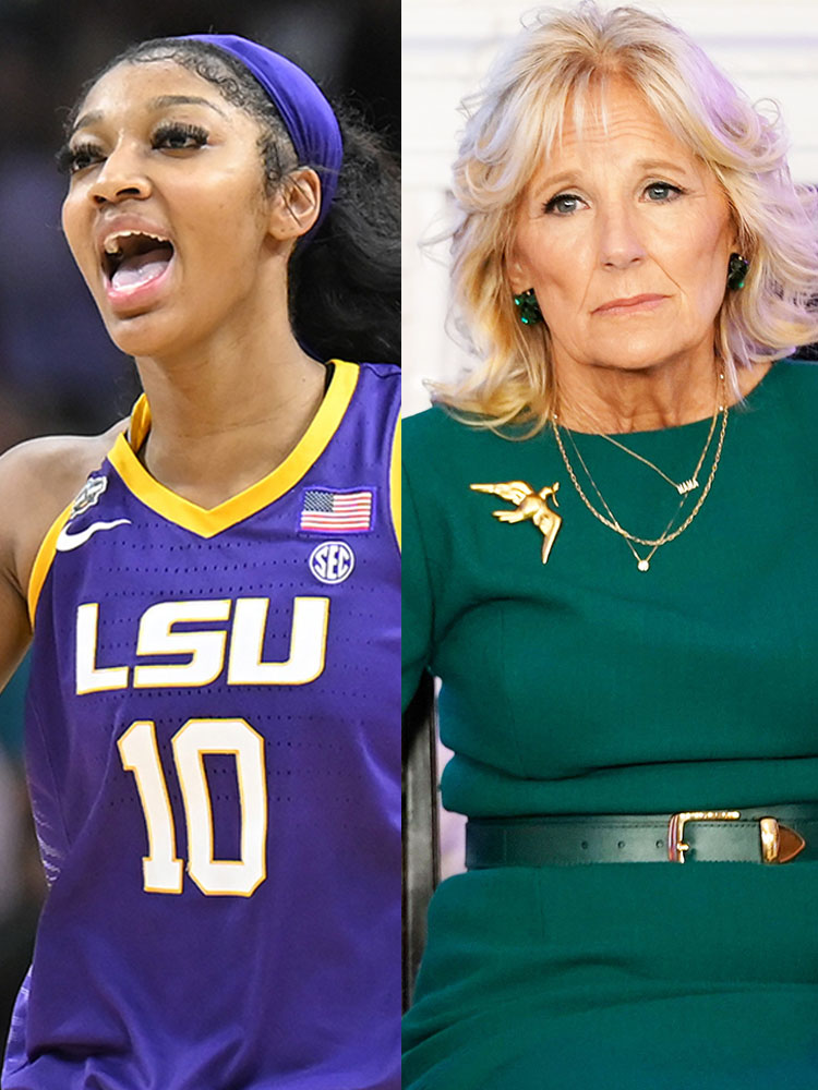 Angel Reese Jill Biden