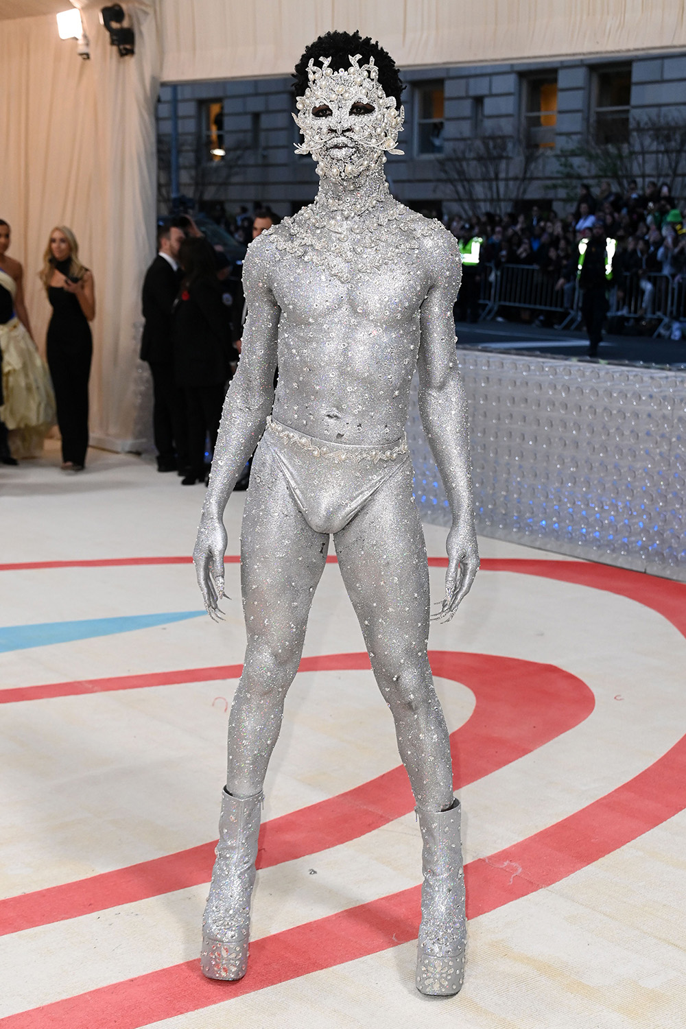 Lil Nas X
The Metropolitan Museum of Art's Costume Institute Benefit, celebrating the opening of the Karl Lagerfeld: A Line of Beauty exhibition, Arrivals, New York, USA - 01 May 2023