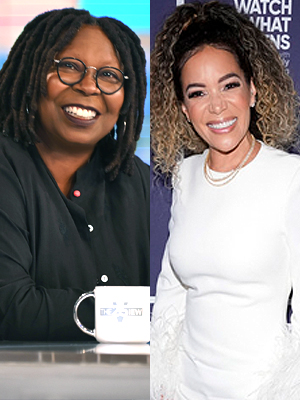 Sunny Hostin and Whoopi Goldberg