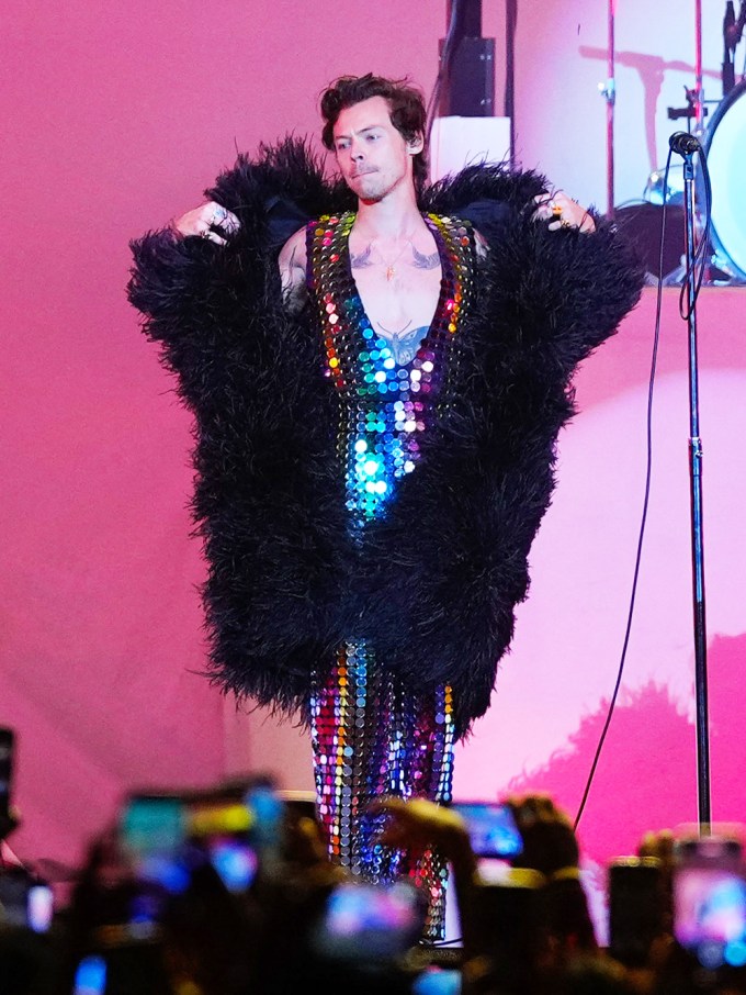 Harry Styles performs at Coachella 2022