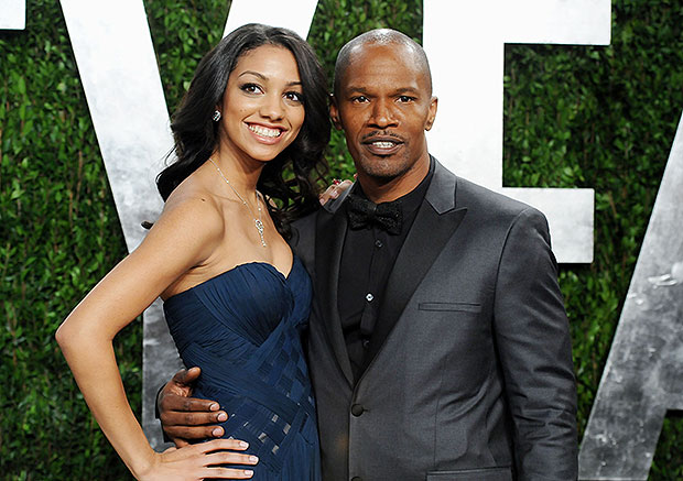 Jamie Foxx and Corinne Foxx