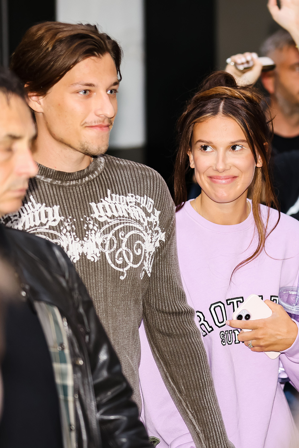 Millie Bobby Brown And Jake Bongiovi Celebrity Sightings In Milan, Italy - 28 Apr 2023