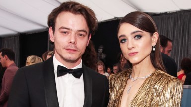 Natalia Dyer and Charlie Heaton