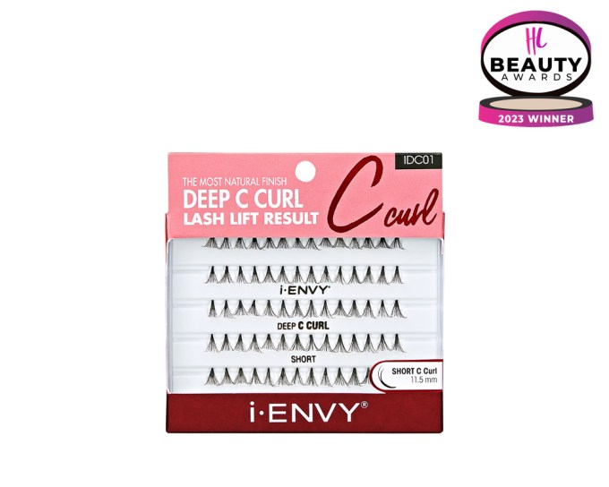 BEST FALSE LASHES – I-ENVY Deep C Curl, $4, ivyusa.com